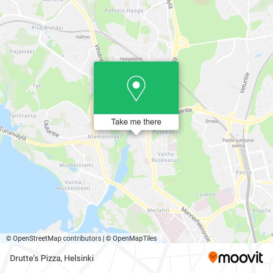 Drutte's Pizza map