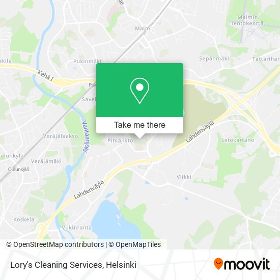Lory's Cleaning Services map