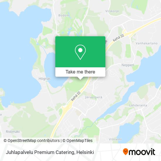 Juhlapalvelu Premium Catering map