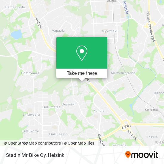 Stadin Mr Bike Oy map