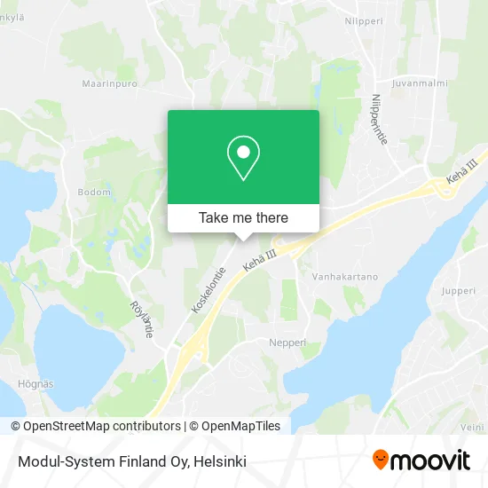 Modul-System Finland map