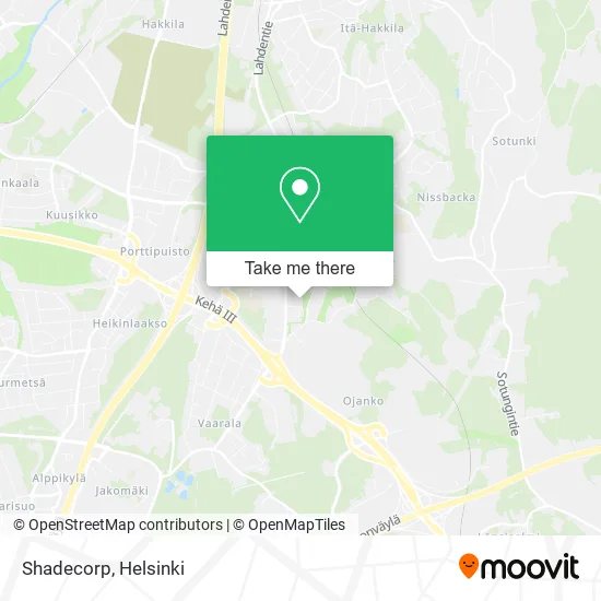 Shadecorp map