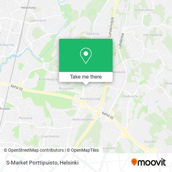 S-Market Porttipuisto map