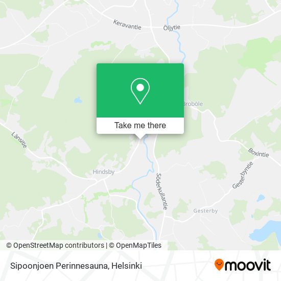 Sipoonjoen Perinnesauna map