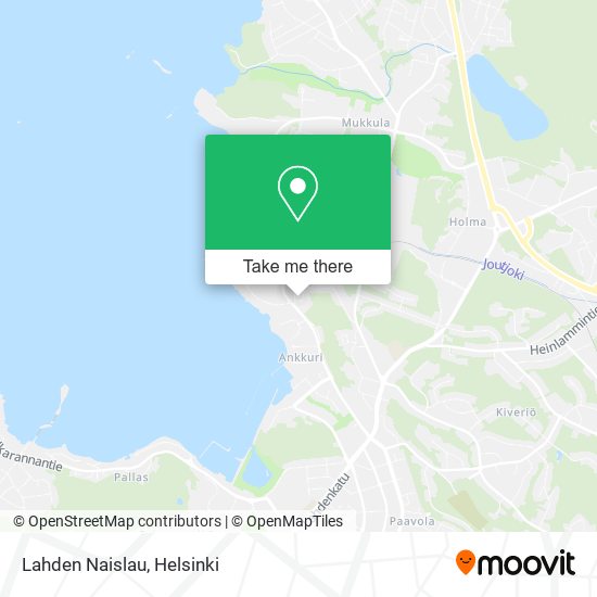 Lahden Naislau map