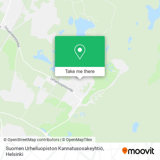 Suomen Urheiluopiston Kannatusosakeyhtiö map