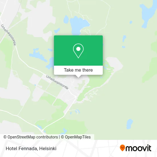 Hotel Fennada map