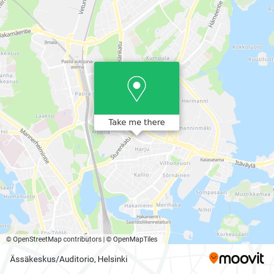 Ässäkeskus/Auditorio map