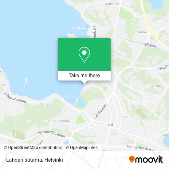Lahden satama map