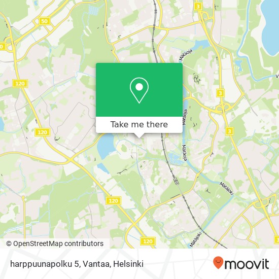 harppuunapolku 5, Vantaa map