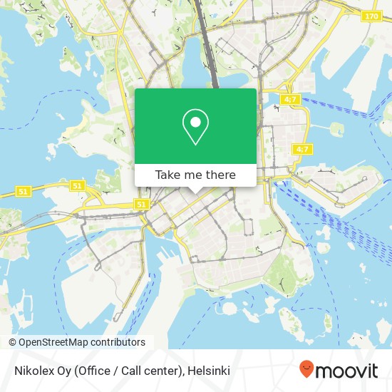 Nikolex Oy (Office / Call center) map