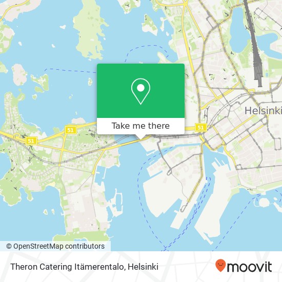 Theron Catering Itämerentalo map