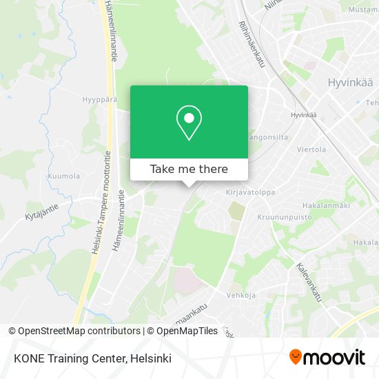 KONE Training Center map