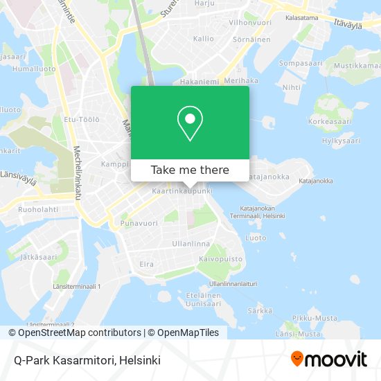 Q-Park Kasarmitori map
