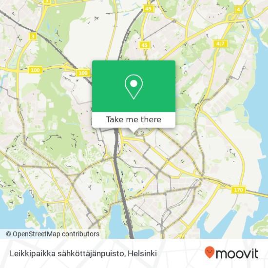 Leikkipaikka sähköttäjänpuisto map