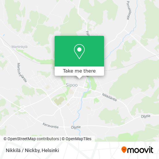 Nikkilä / Nickby map