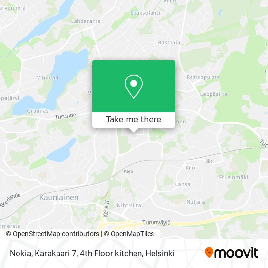 Nokia, Karakaari 7, 4th Floor kitchen map