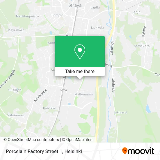 Porcelain Factory Street 1 map