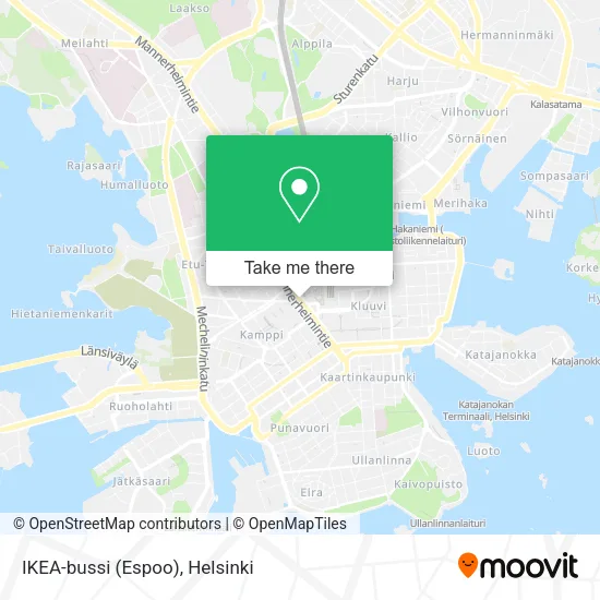 IKEA-bussi (Espoo) map