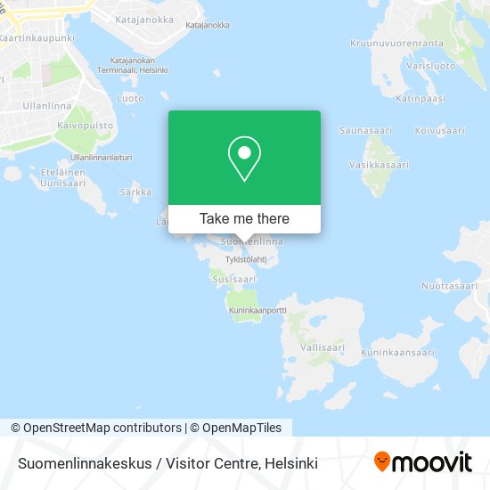 Suomenlinnakeskus / Visitor Centre map