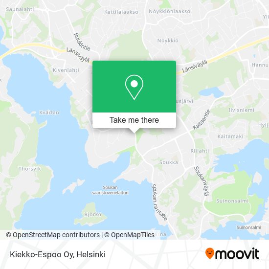 Kiekko-Espoo Oy map