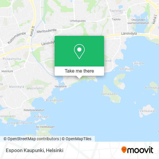 Espoon Kaupunki map