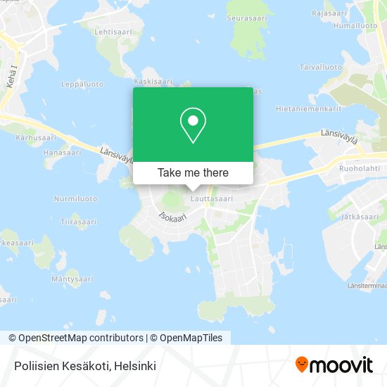 Poliisien Kesäkoti map