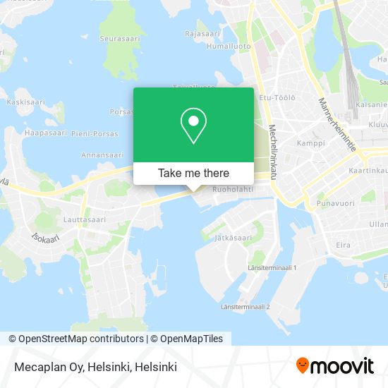 Mecaplan Oy, Helsinki map