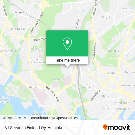 Vf Services Finland Oy map