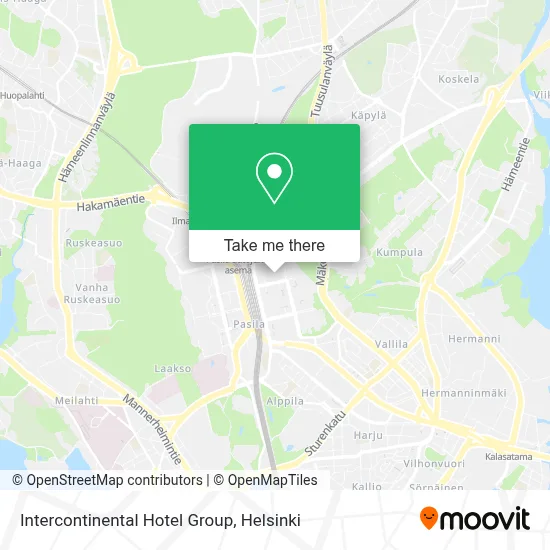 Intercontinental Hotel Group map