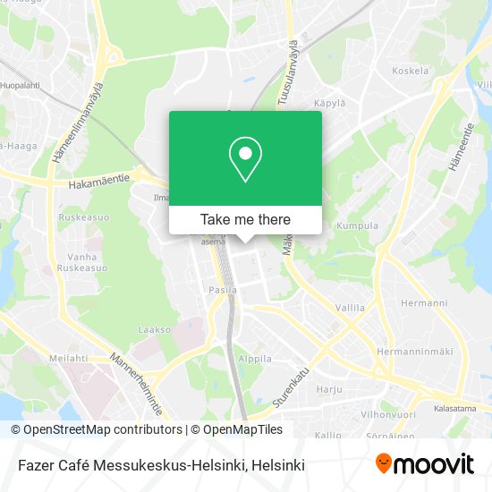 Fazer Café Messukeskus-Helsinki map