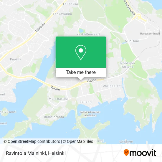 Restaurant Maininki map