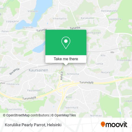 Koruliike Pearly Parrot map