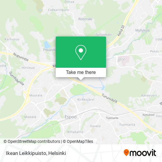 Ikean Leikkipuisto map