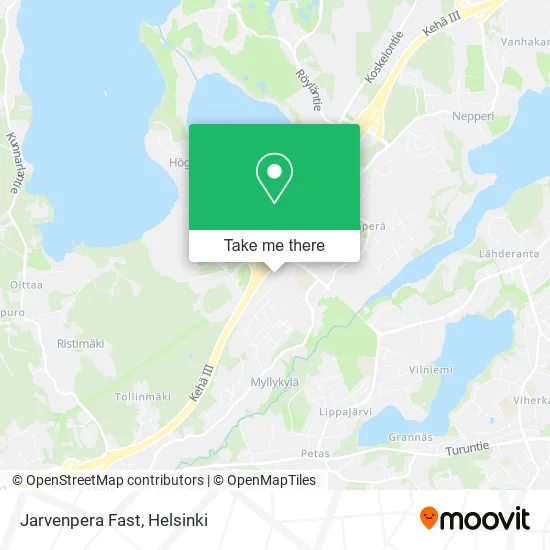 Jarvenpera Fast map