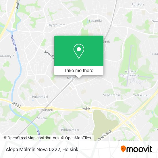 Alepa Malmin Nova 0222 map
