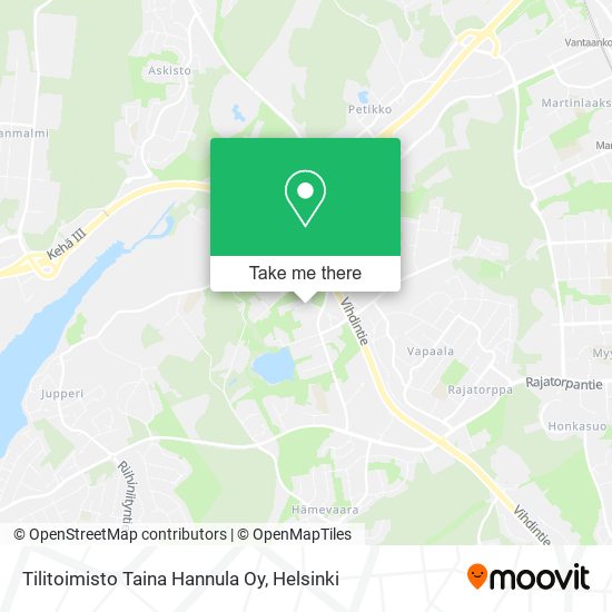 Tilitoimisto Taina Hannula Oy map