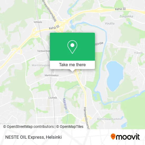 NESTE OIL Express map