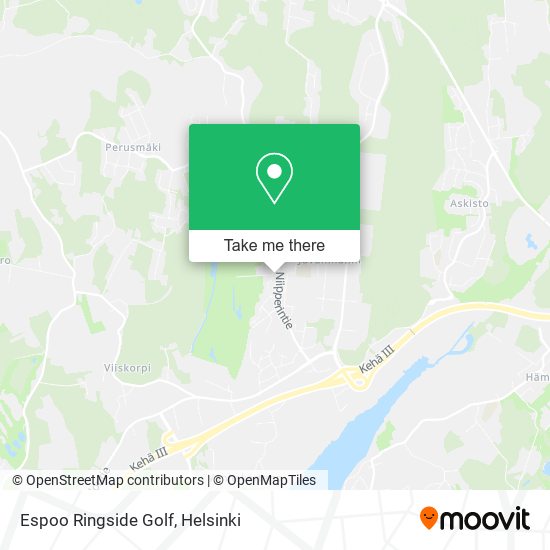 Espoo Ringside Golf map