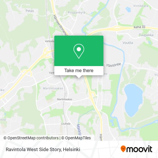 Ravintola West Side Story map