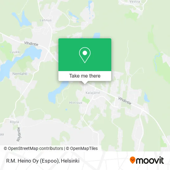 R.M. Heino Ltd (Espoo) map