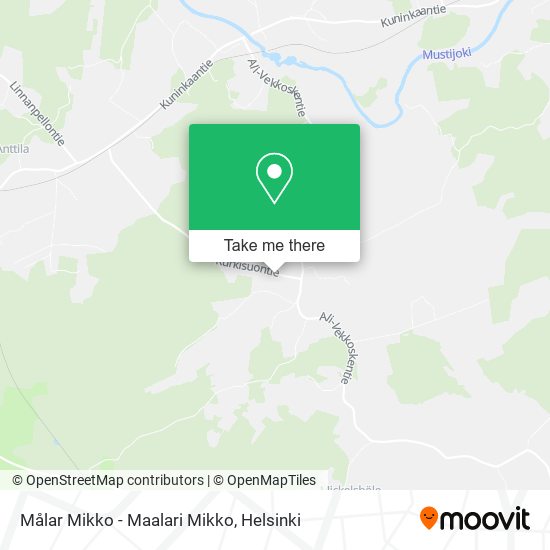 Målar Mikko - Maalari Mikko map
