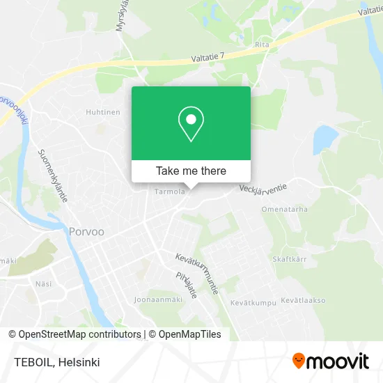 TEBOIL map