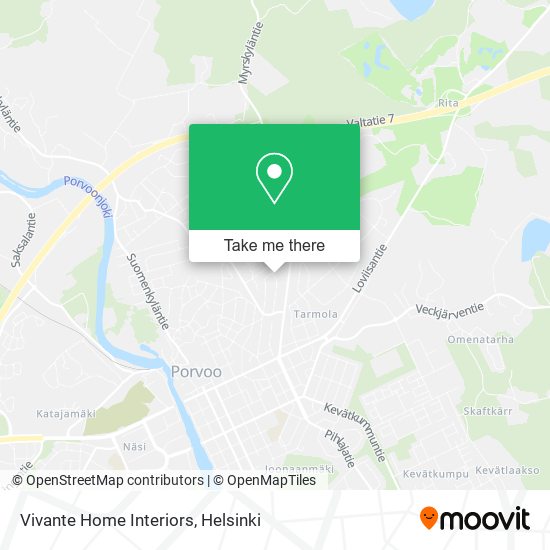 Vivante Home Interiors map