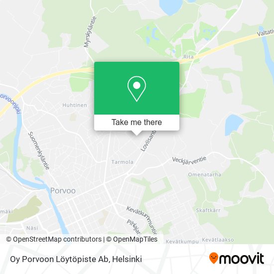 Oy Porvoon Löytöpiste Ab map