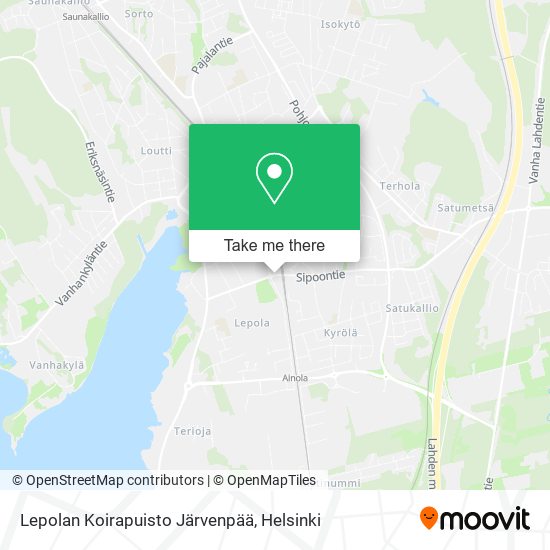 Lepolan Koirapuisto Järvenpää map