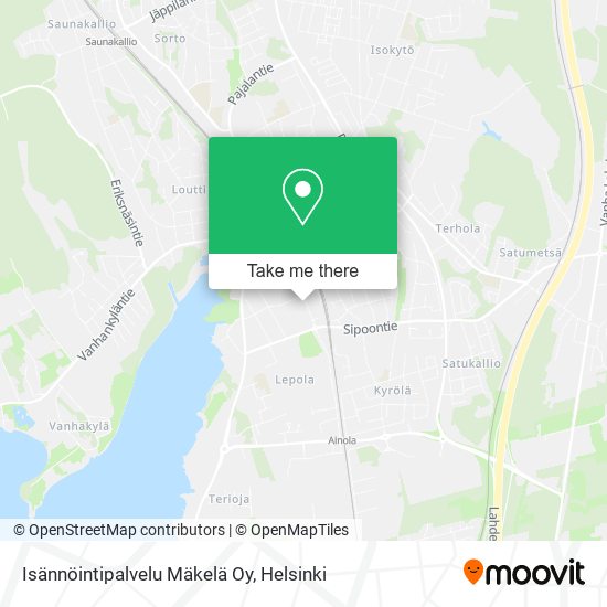 Isännöintipalvelu Mäkelä Oy map