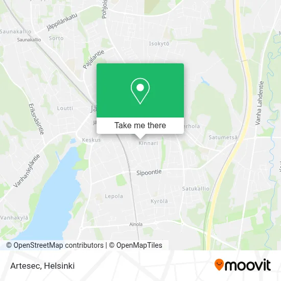 Artesec map