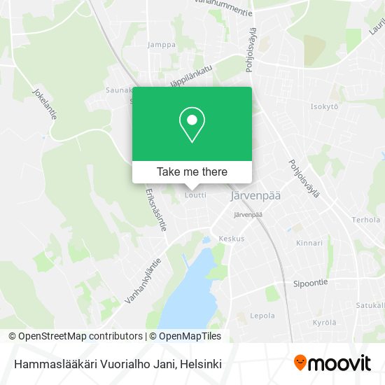 Hammaslääkäri Vuorialho Jani map