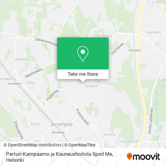 Parturi-Kampaamo ja Kauneushoitola Spoil Me map